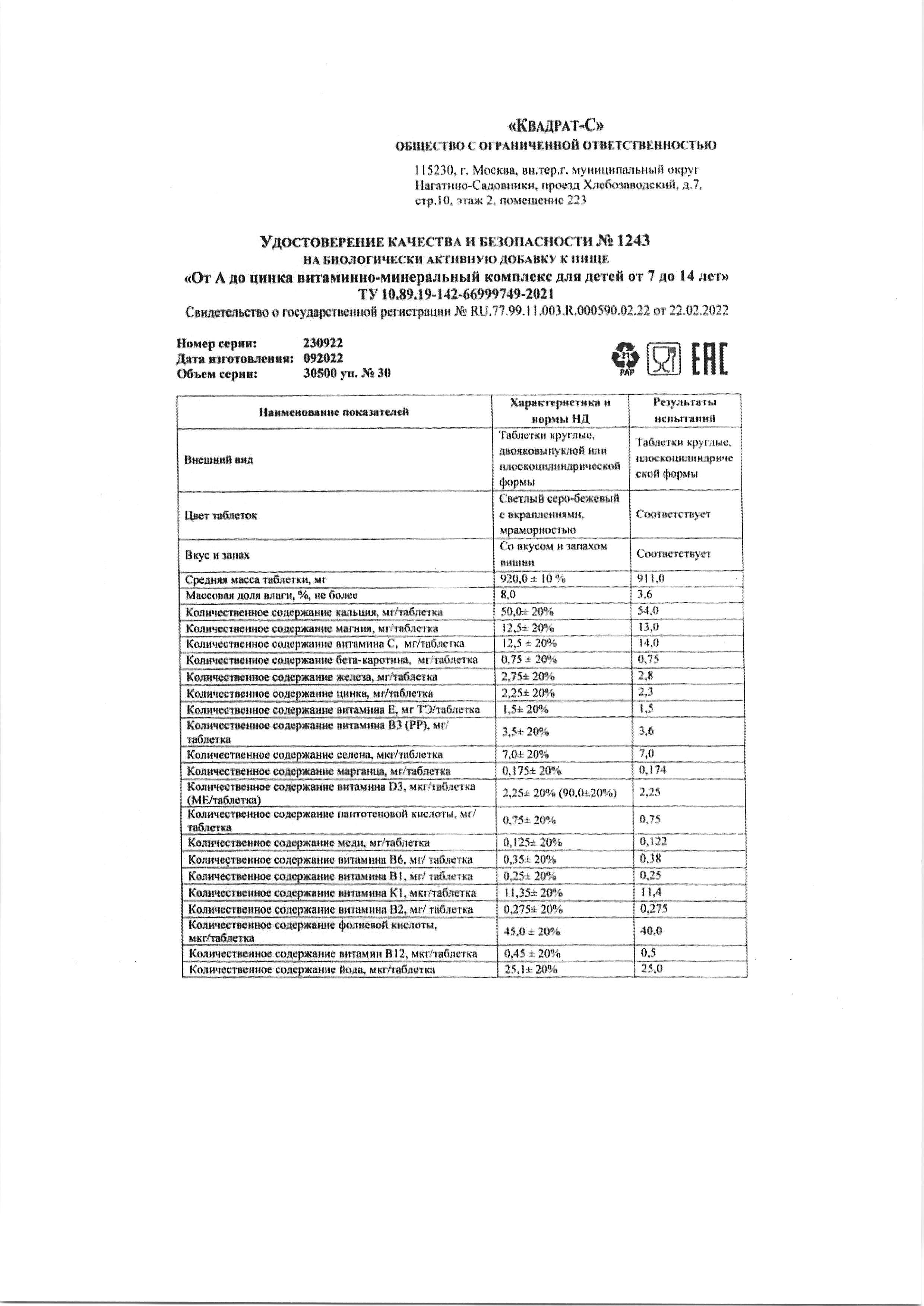Паспорт №092022